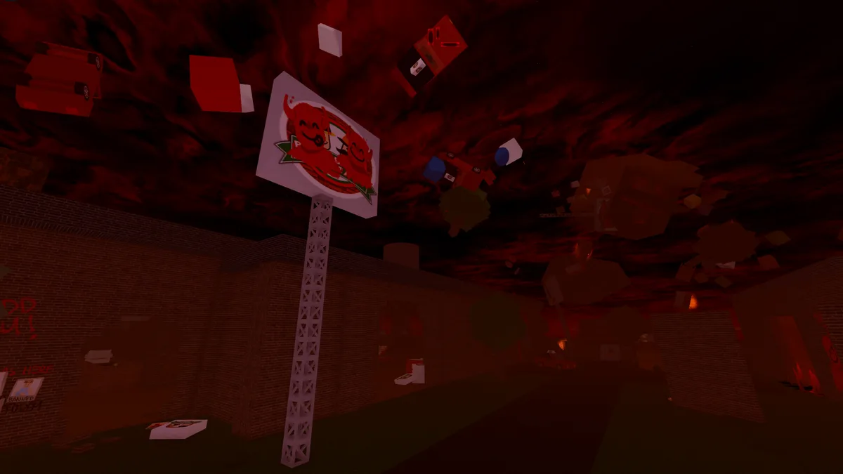 Builder Brothers Pizza map in Roblox Forsaken