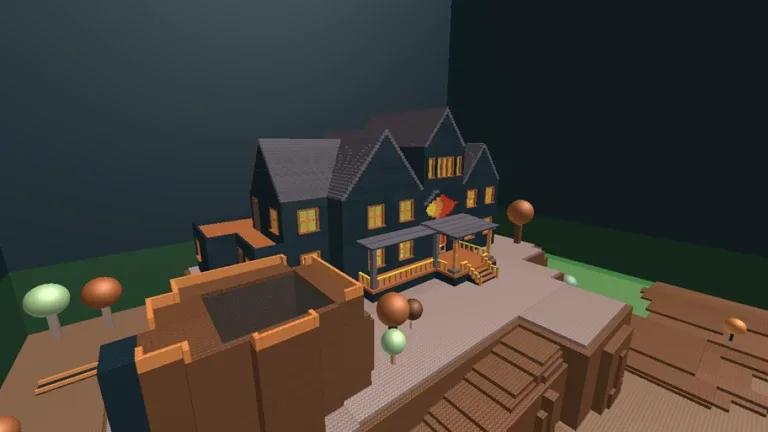 Haunted Mansion map in Roblox Forsaken