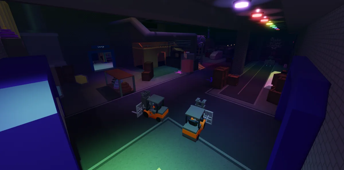 Make A Cake Factory map in Roblox Forsaken