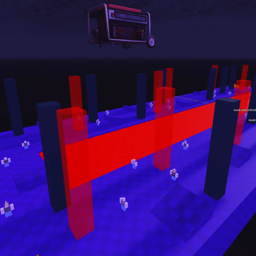 Noli Racing private-server map in Roblox Forsaken