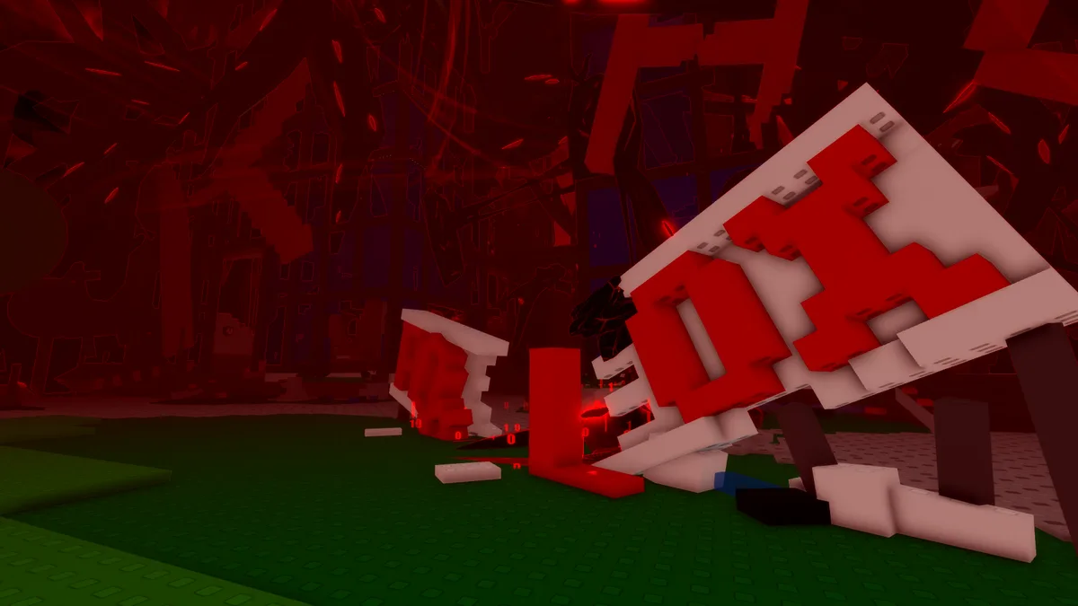 Roblox HQ map in Roblox Forsaken — office building interior